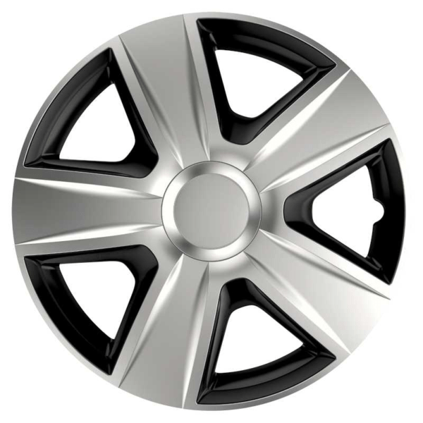Versaco Esprit Silver & Black 14" Τάσια Τροχών Αυτοκινήτου Σετ 4τεμ.