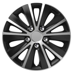 Versaco Rapide NC Silver & Black 13" Τάσια Τροχών Αυτοκινήτου Σετ 4τεμ.