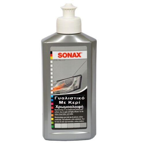 SONAX ΓΥΑΛΙΣΤΙΚΟ & ΚΕΡΙ ΜΕ ΧΡΩΜΑ ΑΣΗΜΙ/ΓΚΡΙ NANOPRO 250ML