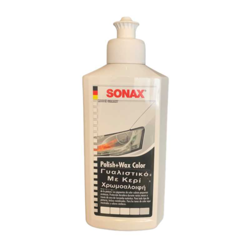 SONAX ΓΥΑΛΙΣΤΙΚΟ & ΚΕΡΙ ΜΕ ΧΡΩΜΑ ΑΣΠΡΟ NANOPRO 250ML