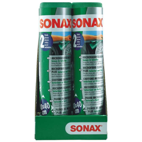 SONAX ΠΑΝΙ ΜΙΚΡΟΪΝΩΝ PLUS ΕΣΩΤΕΡΙΚΟ & ΤΖΑΜΙΑ (ΣΕΤ 2 ΤΕΜ.)