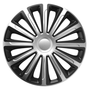 Versaco Trend Silver & Black 15" Τάσια Τροχών Αυτοκινήτου Σετ 4τεμ.