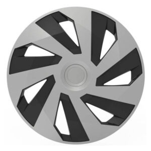 Versaco Vector Silver & Black 13" Τάσια Τροχών Αυτοκινήτου Σετ 4τεμ.