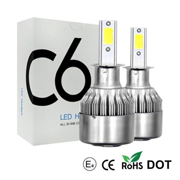 Σύστημα Led C6 H3 60W 7200LM, 6500K