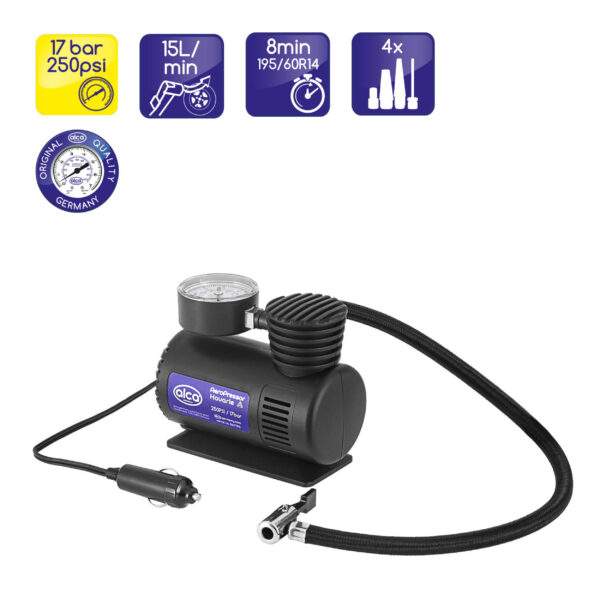 Alca Κομπρεσέρ Αέρος Τρόμπα Αυτοκινήτου 12V 250 PSI