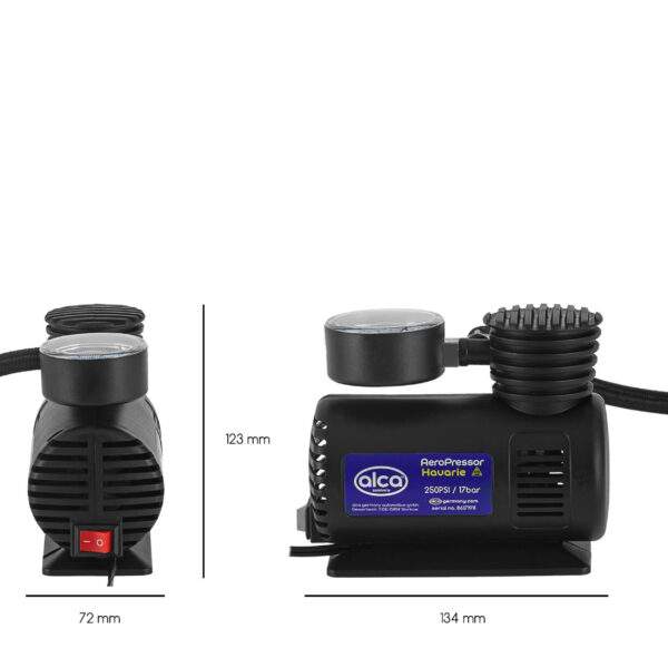 Alca Κομπρεσέρ Αέρος Τρόμπα Αυτοκινήτου 12V 250 PSI - Image 4