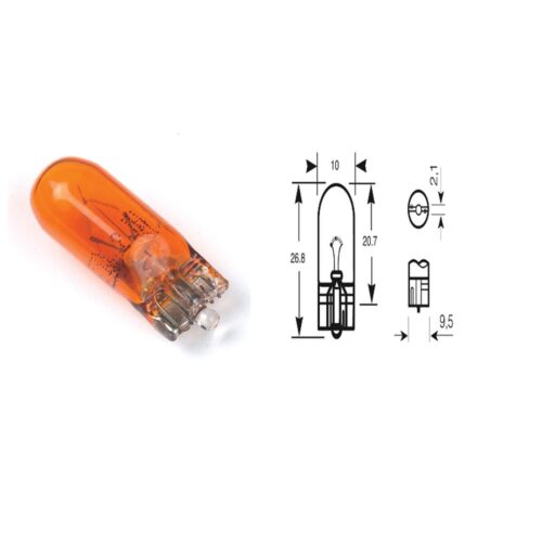 ΛΑΜΠΑ ΦΟΥΝΤΟΥΚΙ ΑΚΑΛΥΚΗ 12V5W ΠΟΡΤΟΚΑΛΙ