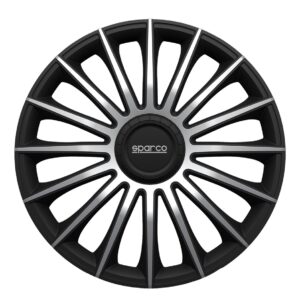 Τάσια Τροχών Treviso 15'' μαύρο- ασημί 4τμχ Sparco