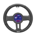 Κάλυμμα Τιμονιού Συνθετικό μαύρο 1τμχ Sparco 6 SPS131bk 1 hd
