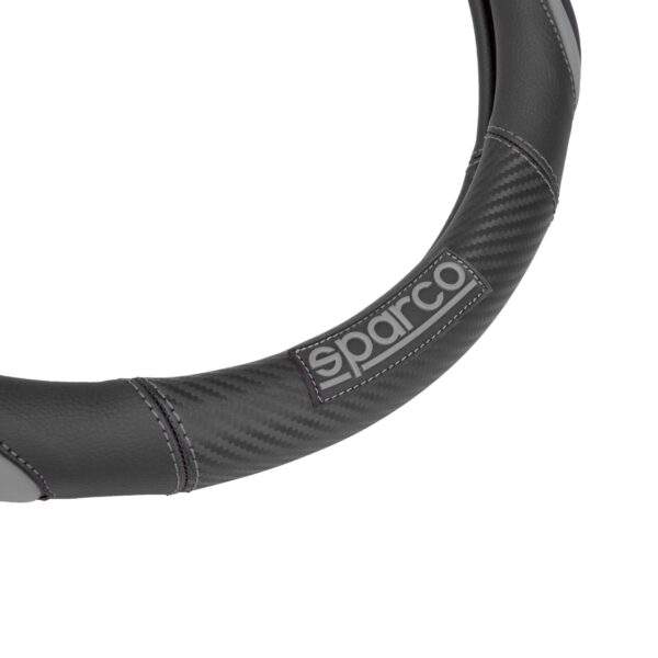 Κάλυμμα Τιμονιού Συνθετικό μαύρο 1τμχ Sparco - Image 3