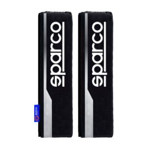 Sparco Μαξιλαράκια Ζώνης Μαύρο 2τμχ