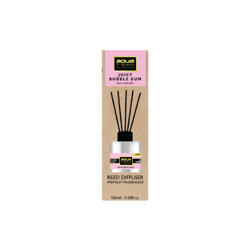 Aqua Reed Diffuser Juicy Bubble Gum 100ml Αρωματικό Χώρου