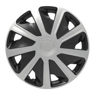 Versaco Craft Silver & Black 15" Τάσια Τροχών Αυτοκινήτου Σετ 4τεμ.