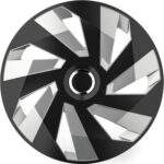Versaco Vector Black & Silver 13" Τάσια Τροχών Αυτοκινήτου Σετ 4τεμ. 4 vector black silver