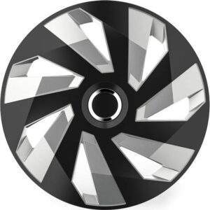 Versaco Vector Black & Silver 13" Τάσια Τροχών Αυτοκινήτου Σετ 4τεμ.