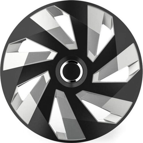 Versaco Vector Black & Silver 13″ Τάσια Τροχών Αυτοκινήτου Σετ 4τεμ.
