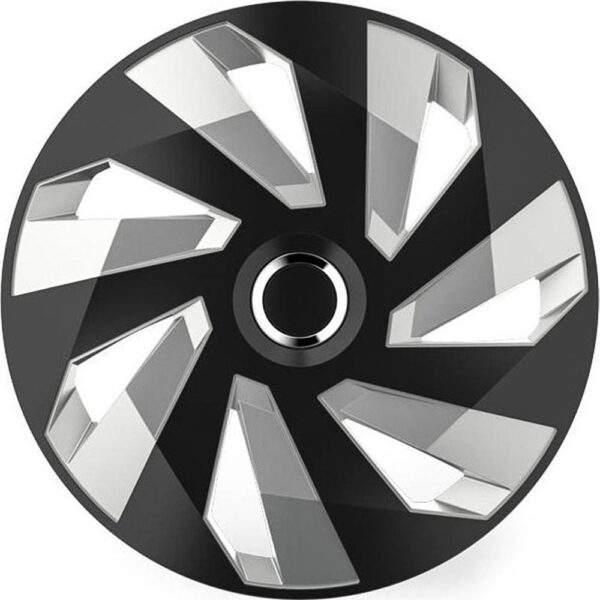 Versaco Vector Black & Silver 13" Τάσια Τροχών Αυτοκινήτου Σετ 4τεμ.